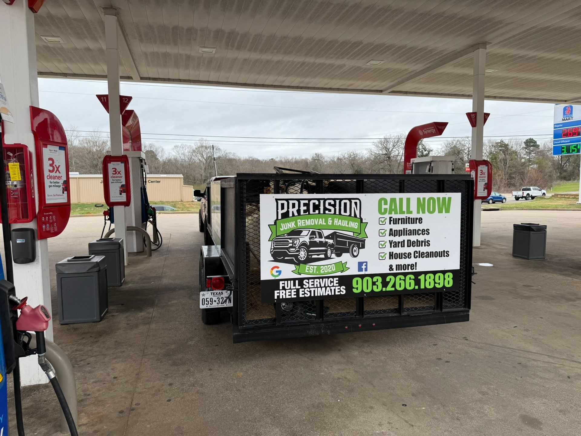 Preicision Junk Removal Trailer